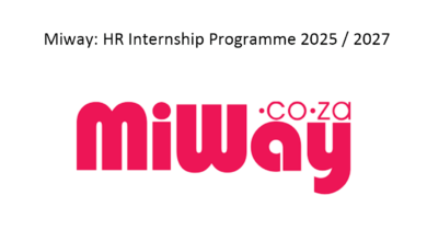 MiWay: HR Internship Programme 2025 / 2027