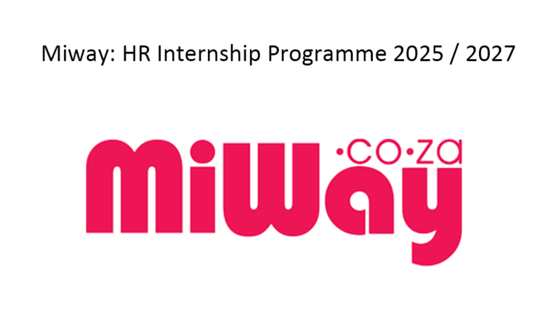 MiWay: HR Internship Programme 2025 / 2027