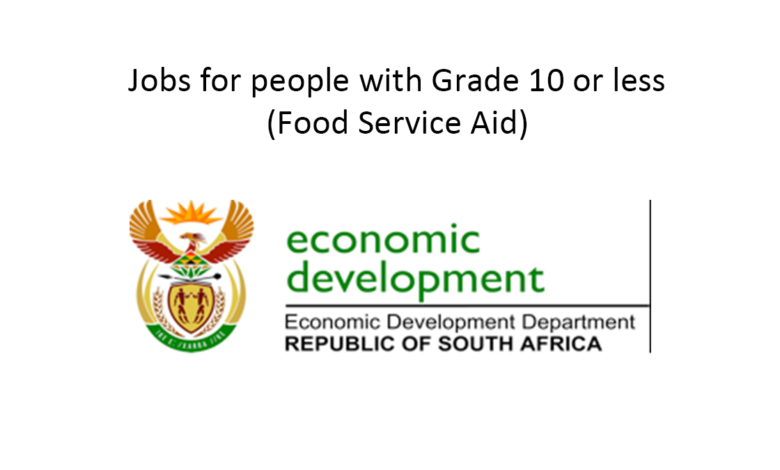 Job Opportunities for Individuals with Grade 10 or Less: Food Service Aid Positions